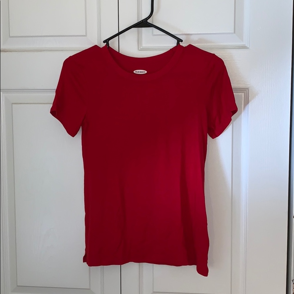 Old Navy Red Slim Fit T-Shirt